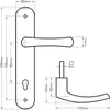 Maniglie per porte ADGO set di maniglie a leva maniglia per Anteprima dell’immagine prodotto 5