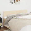 CLORIS Bettkopfteil Kopfteile 2 Stk. Creme 90x5x78/88 cm Produktbild-Vorschau 1