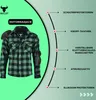 Herren Motorradhemd Lumberjack Holzfäller Hemd Produktbild-Vorschau 5