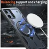 Dual Layer Hülle für Samsung Galaxy A05 Metall Ring Ständer Produktbild-Vorschau 4