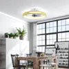 Stropní svítidlo HOMCOM s ventilátorem, Ø 49 cm, tiché LED Náhled obrázku produktu 2