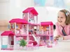 MalPlay Kinderpuppenhaus Rosa, Puppenhaus Villa für Produktbild-Vorschau 6