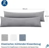 WOLTU Kühlender Kissenbezug 2er Set, Weicher Atmungsaktiv Produktbild-Vorschau 2