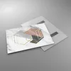 Bilder auf glas - Einteilig - Zahlen Weiß Golden - 100x70cm Produktbild-Vorschau 2