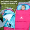 NORDBÄR® Kinder-Schlafsack 3-Jahreszeiten rosa Produktbild-Vorschau 5