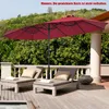 COSTWAY Doppelsonnenschirm 470x280cm, Sonnenschirm Groß Produktbild-Vorschau 8