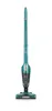A teal and black cordless stick vacuum cleaner is shown standing upright against a white background. Produktbild-Vorschau