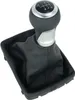 Leder Schaltknauf glatt Schalthebel für Audi A4 B8 A5 8T Q5 Produktbild-Vorschau 1