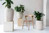 Töpfertöpfe Blumentopf Hartith Travertin Beige D 40cm H Produktbild-Vorschau 3