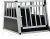 vidaXL Caisse de transport pour chiens avec porte simple 54 Voir les images du produit 7