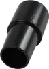 A black plastic adapter for a vacuum cleaner attachment. Produktbild-Vorschau