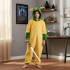 Onesie Kigurumi Pyjamas Baby Yoda Verkleidung Kostüm Kinder Produktbild-Vorschau 8