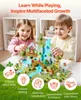 Magnetické kostky 150 ks Lesní hrad STEM Montessori Náhled obrázku produktu 4