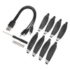 8PCS 2,5-Zoll-Propeller für E88 E58 RC Drone Quadcopter Produktbild-Vorschau 3