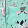 Koala Tyrkysový dívčí batoh s odrazkami, 1 komora + 2 kapsy Náhled obrázku produktu 10