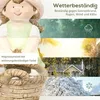 Záhradná socha Outsunny "Dievča s kvetináčom", záhradná Náhľad obrázku produktu 7