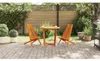 vidaXL Chaise, lot de 2, marron, 69 x 56 x 84 cm, bois Voir les images du produit 6