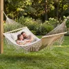 Outtec® Hängematte mit 2 Kissen - 200x150 cm, bis 220kg - Produktbild-Vorschau 4