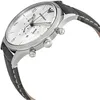 Armani Armbanduhr Quarz Analog 43mm Edelstahl Grau Leder Produktbild-Vorschau 2