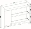 Skye Decor, Knerr - White, mensole da cucina, bianche, Anteprima dell’immagine prodotto 7