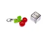 Kirsche Charm Zipper Pull Anhänger Miniblings doppel klein Produktbild-Vorschau 2