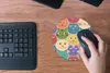 MuchoWow® Mauspad Mousepad Katzen - Regenbogen - Kind - Produktbild-Vorschau 5