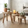 Tabouret en bois pour fleurs, avec 3 pieds, couleur Voir les images du produit 3