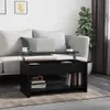 vidaXL Stolik kawowy czarny 102x50x52,5 cm materiał Podgląd zdjęcia produktu 2