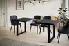 Tavolo da Pranzo industriale, 140-240x80x77 cm, Nero Anteprima dell’immagine prodotto 4