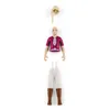 A disassembled toy figure of a person and their horse, laid out on a white background. Náhľad obrázku produktu