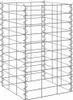 vidaXL Gabionové vyvýšené záhony 3 ks 30x30x50 cm železo Náhled obrázku produktu 6