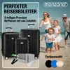 MONZANA® 3tlg. Kofferset TSA Schloss Wäscheorganizer Produktbild-Vorschau 7