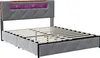 UnboxG Polsterbett 140x200cm mit USB & Typ C, Stauraumbett Produktbild-Vorschau 13