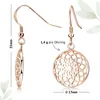 MATERIA Lebensblume Ohrringe Damen Rosegold Silber 925 - Produktbild-Vorschau 4