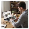 Nabíjecí a datový kabel USB-A 2.0 / USB-C 2.0, 1 m, černý Productafbeelding-voorbeeld