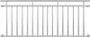 Bc-elec - HBR9225-KD Dveřní zábradlí Okno 225x90cm Zábradlí Náhled obrázku produktu 3