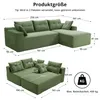 GLP Modulares Ecksofa 256 cm aus Cord, 4-Sitzer mit Produktbild-Vorschau 5