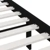 vidaXL Postel z masivu Černá borovice 200x200 cm Náhled obrázku produktu 6