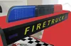 Autobett für Kinder 90x200 Feuerwehrbett Kinderbett Rio Produktbild-Vorschau 5