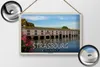 Blechschild Reise 30x20cm Strasbourg Frankreich Barrage Produktbild-Vorschau 2