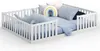 CADANI Teso Bodenbett 140x200 cm weiß Kinderbett, bis 200 Produktbild-Vorschau 4