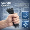 100x fascette per cavi nere 250 mm x 4,8 mm Set di fascette Anteprima dell’immagine prodotto 4