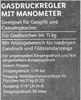 Meister Grill Gasdruckregler mit Manometer Produktbild-Vorschau 3