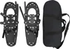vidaXL 3 in 1 Schneeschuhe Schwarz 63 x 21 cm Aluminium und Produktbild-Vorschau 1