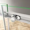 AICA Schiebetür 120x195cm，6mm ESG-Glas，Komplett Produktbild-Vorschau 8