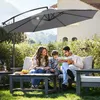 Parasol Izrielar 3,5 m gris – Parasol de jardin moderne Voir les images du produit 12