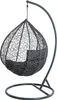 Polyrattan Hängesessel Hängekorb mit Gestell Rattan Produktbild-Vorschau 3