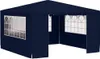 vidaXL Profi-Partyzelt mit Seitenwänden 4×4 m Blau 90 g/m² Produktbild-Vorschau 8
