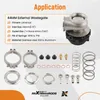 Aluminium 44mm V-Band External Turbo Wastegate Universal Produktbild-Vorschau 5