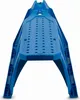 A blue plastic sled viewed from the front, angled upwards. Anteprima dell’immagine prodotto